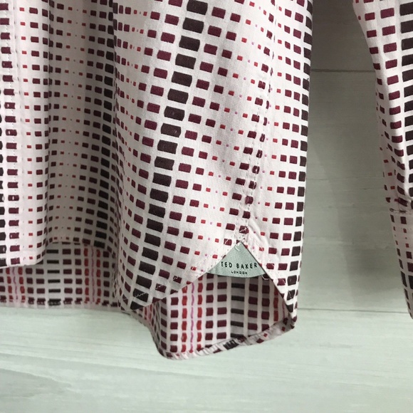 5/$20 CLEARANCE SALE! Ted Baker London Shirt - Picture 5 of 8